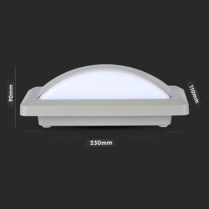 LED Außenwandleuchte LED/12W/230V 3000K IP65