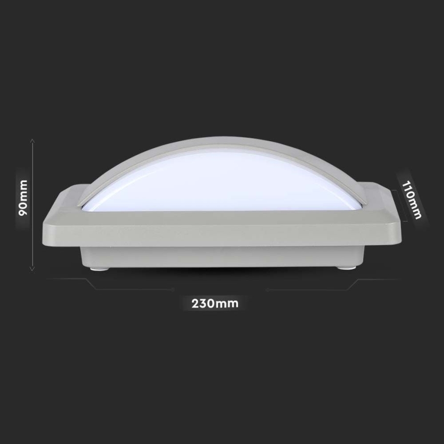LED Außenwandleuchte LED/12W/230V 3000K IP65