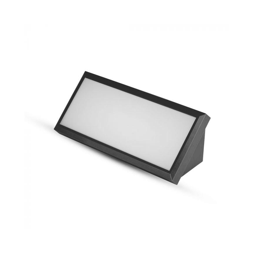 LED Außenwandleuchte LED/12W/230V 4000K IP65 Schwarz