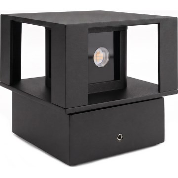 LED Außenwandleuchte LED/12W/230V IP54 schwarz