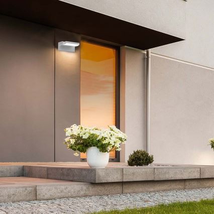 LED Außenwandleuchte LED/17W/230V 3000K IP65 Weiß