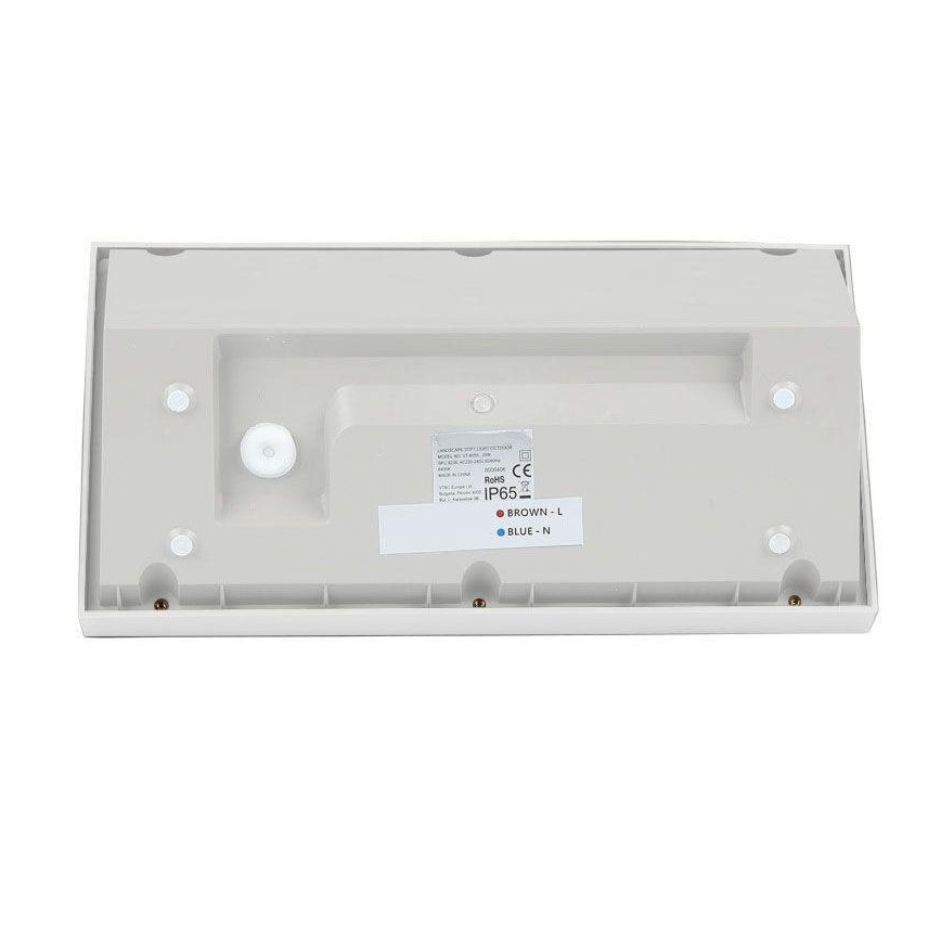 LED Außenwandleuchte LED/20W/230V 6400K IP65 Weiß