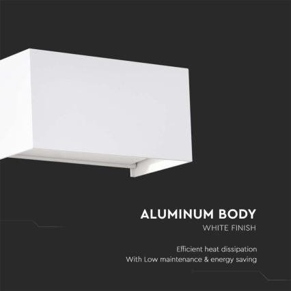 LED-Außenwandleuchte LED/24W/230V 3000K IP65 weiß