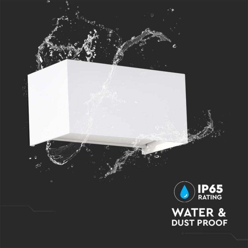 LED Außenwandleuchte LED/24W/230V 4000K IP65 weiß