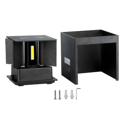 LED- Außenwandleuchte LED/5W/230V 3000K IP65 schwarz