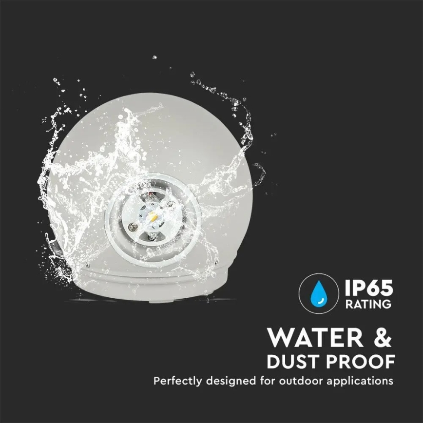 LED Außenwandleuchte LED/6W/230V 3000K IP65 grau