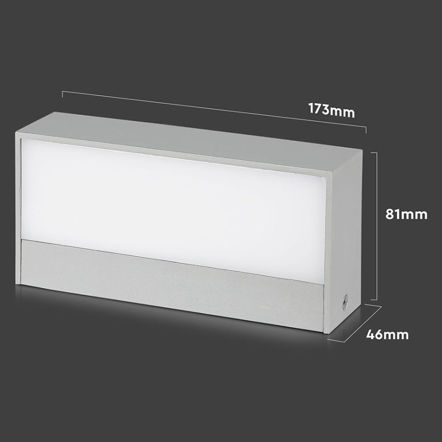 LED Außenwandleuchte LED/9W/230V 4000K IP65