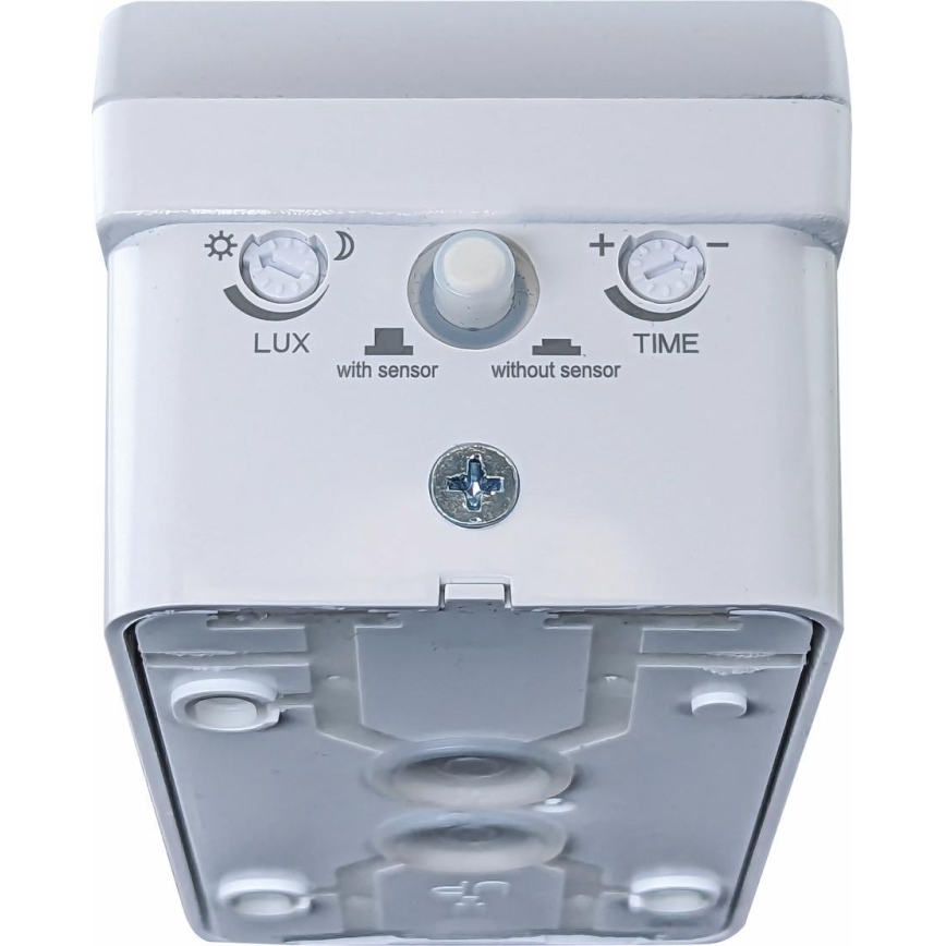 Dimmbare LED-Außenwandleuchte mit Bewegungs- und Dämmerungssensor LED/12/15/20W/230V IP65 weiß