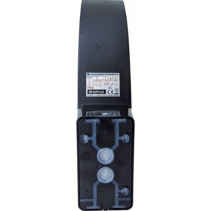 Dimmbare LED-Außenwandleuchte mit Bewegungs- und Dämmerungssensor LED/12/15/20W/230V IP65 schwarz