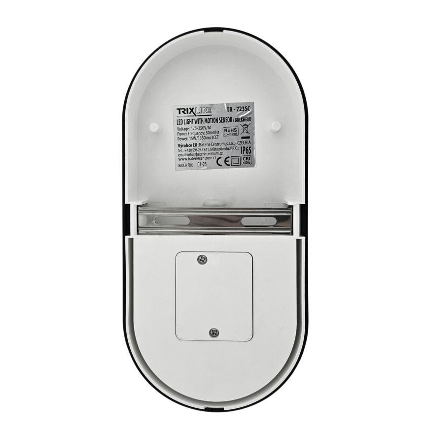 LED-dimmbare Außenwandleuchte mit Bewegungsmelder LED/12/15/18W/230V 3000K/4000K/6500K IP65 schwarz/weiß