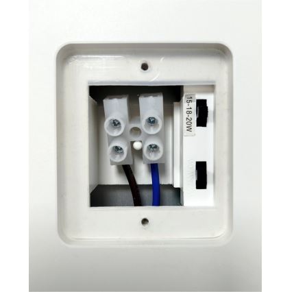 LED-dimmbare Außenwandleuchte mit Bewegungsmelder LED/15/18/20W/230V 3000K/4000K/6500K IP65 schwarz/weiß