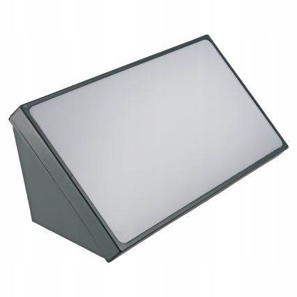 LED Außenwandleuchte mit Bewegungsmelder LED/20W/230V IP65 grau