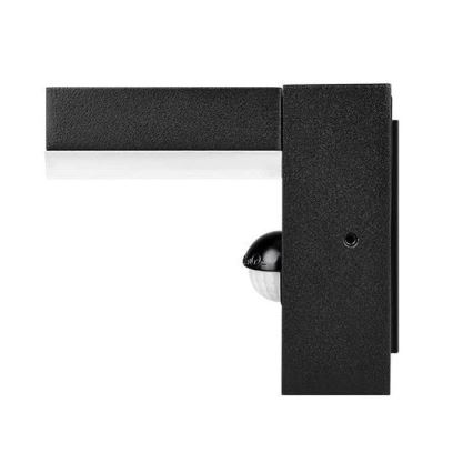 LED-Außenwandleuchte mit Sensor LED/9W/230V 4000K IP44 schwarz