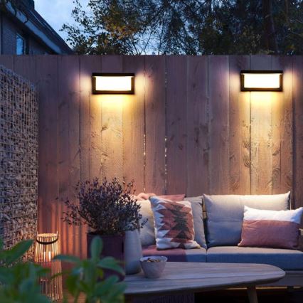 LED-Außenwandleuchte NEELY LED/12W/230V IP54 schwarz