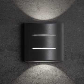 LED Außenwandleuchte REFAZI LED/6W/230V IP54 Anthrazit