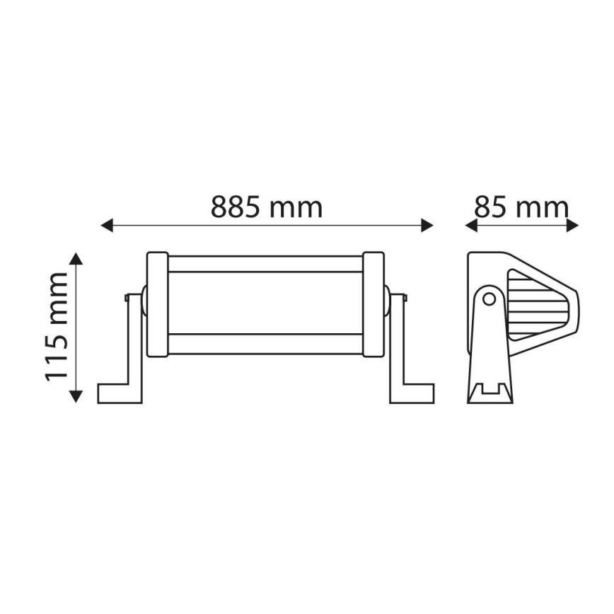 LED-Auto-Arbeitslichtleiste EPISTAR LED/180W/10-30V IP67 6000K