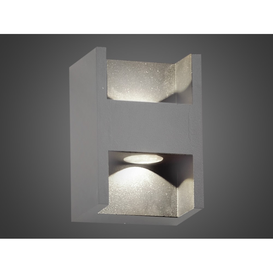 LED Auβen-Wandbeleuchtung CISSA 2xLED/2W/230V IP54