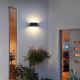 LED Auβen-Wandbeleuchtung LED/12W/230V IP54 schwarz