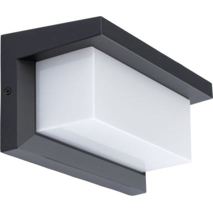 LED-Wandleuchte für den Außenbereich mit Glühlampe und Dämmerungssensor NEELY 1xE27/9W/230V IP54 anthrazit