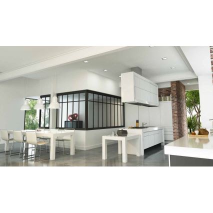 LED Badezimmer-Einbauleuchte VEGA LED/18W/230V 3800K 22,5 cm IP44