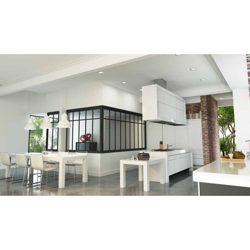 LED Badezimmer-Einbauleuchte VEGA LED/18W/230V 3800K 22,5 cm IP44