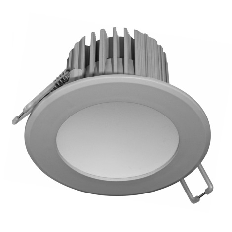 LED-Badezimmer-Deckeneinbauleuchte LED/7W/230V 4000K grau IP44