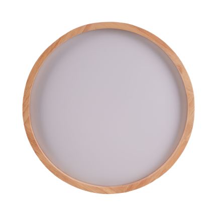 LED-Deckenleuchte für das Badezimmer, Holz, 12 W / 230 V, Ø 27 cm, IP44, Eiche