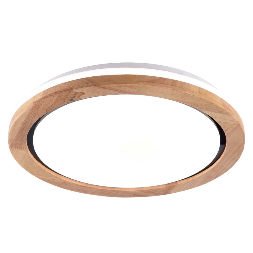 LED-Badezimmer-Deckenleuchte aus Eiche LED/24W/230V Ø 39 cm IP44