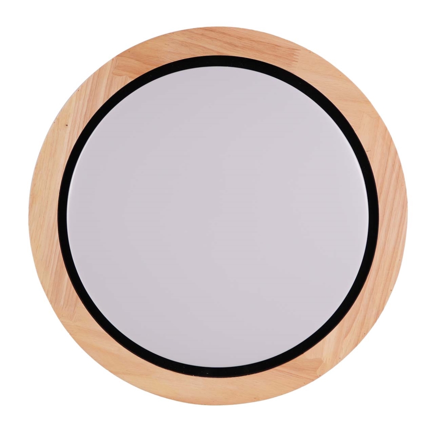 LED-Badezimmer-Deckenleuchte aus Eiche LED/24W/230V Ø 39 cm IP44