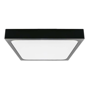 LED Badezimmer-Deckenleuchte LED/30W/230V 3000K IP44 42x42 cm Schwarz