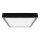 LED Badezimmer-Deckenleuchte LED/30W/230V 3000K IP44 42x42 cm Schwarz