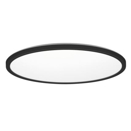 LED Badezimmer-Deckenleuchte NIVERA LED/32W/230V IP54 3000/4000/6000K Ø 42 cm schwarz