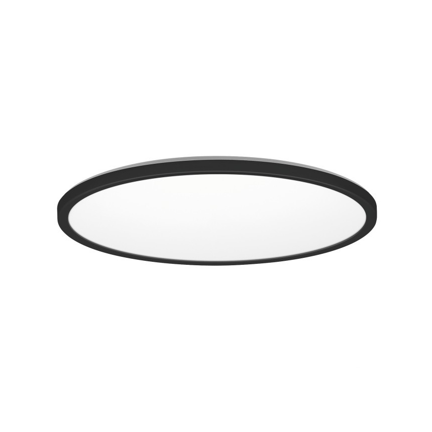 LED Badezimmer-Deckenleuchte NIVERA LED/32W/230V IP54 3000/4000/6000K Ø 42 cm schwarz