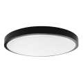 LED Badezimmer-Deckenleuchte SAMSUNG CHIP LED/36W/230V IP44 3000K Ø 35 cm Schwarz