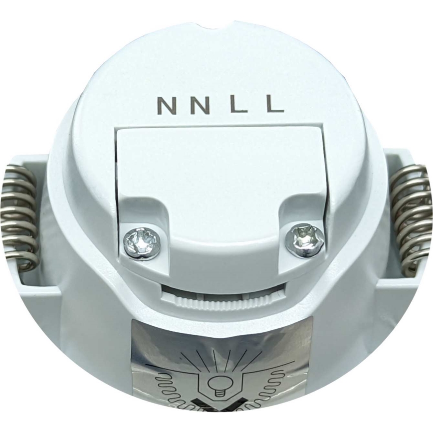 LED-Badezimmer-Einbauleuchte BONO LED/8W/230V 3000K IP65 matt-chrom
