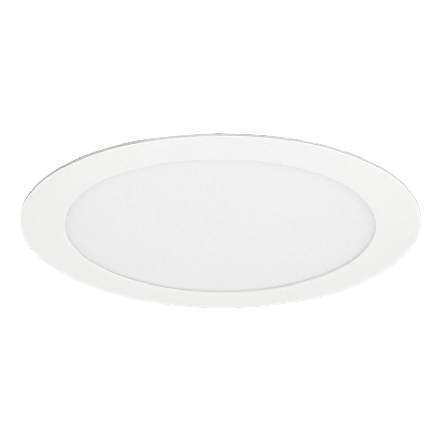 LED-Badezimmer-Einbauleuchte VEGA LED/12W/230V 2800K d 16,8 cm IP44 Schnee weiß