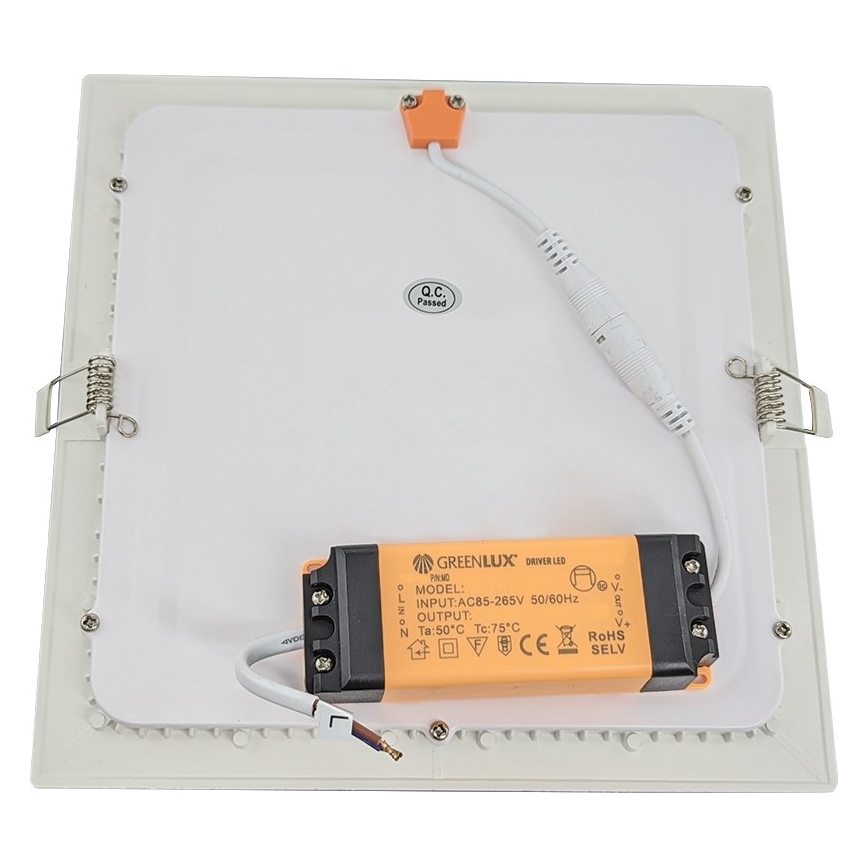 LED-Badezimmer-Einbauleuchte VEGA LED/12W/230V 3800K 16,8 cm IP44