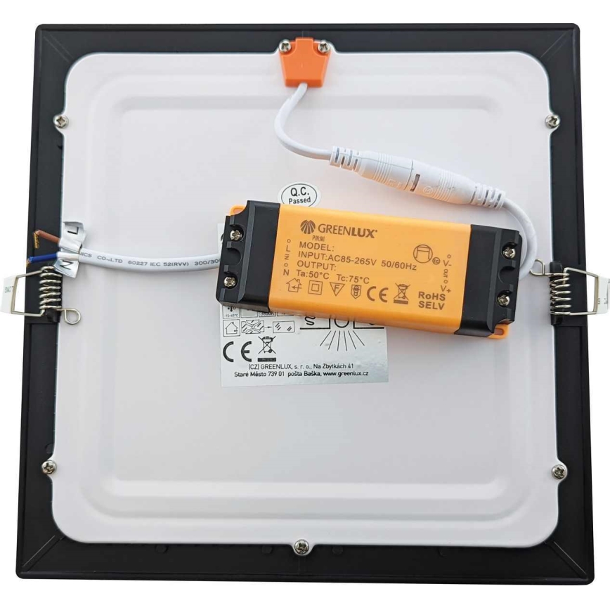 LED Badezimmer-Einbauleuchte VEGA LED/18W/230V 2800K 22,5 cm IP44