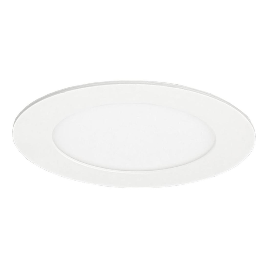 LED-Badezimmer-Einbauleuchte VEGA LED/6W/230V 2800K d 11,8 cm IP44 Schnee weiß