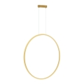 LED-Badezimmer-Hängeleuchte an einer Schnur SATURNO LED/46W/230V IP44 golden