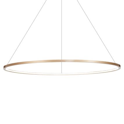 LED-Badezimmer-Hängeleuchte an einer Schnur SATURNO LED/65W/230V IP44 golden
