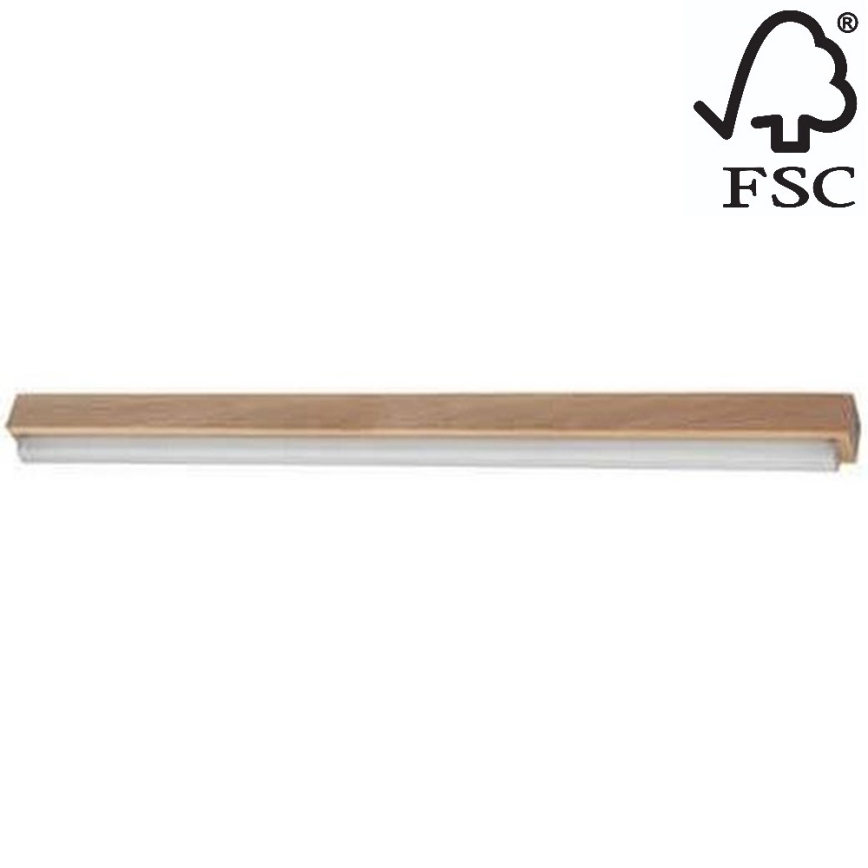 LED-Badezimmer-Spiegelbeleuchtung AQUAVIVA LED/12W/230 79 cm IP44 Eiche – FSC-zertifiziert