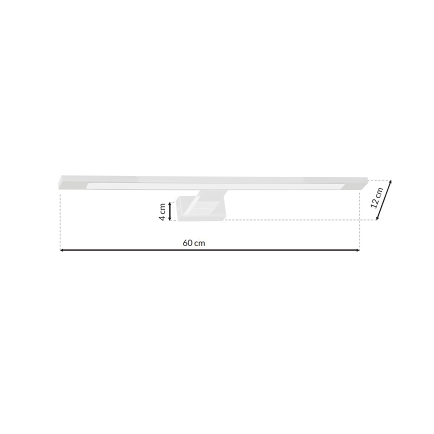 LED-Badezimmer-Spiegelbeleuchtung SHINE LED/12W/230V IP44