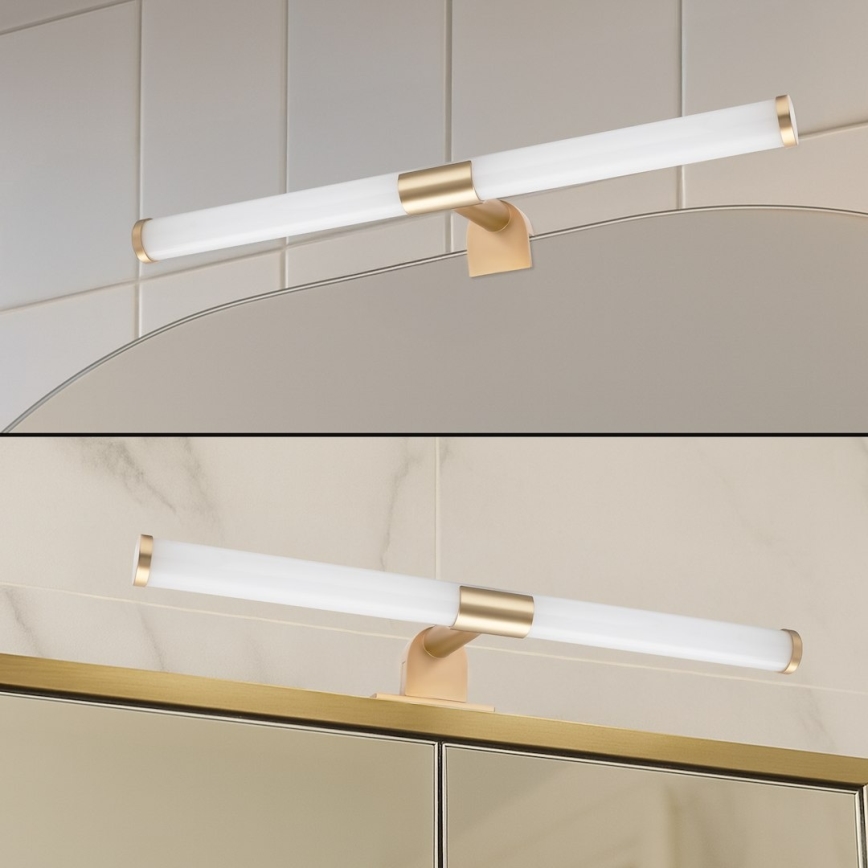 LED-Badezimmer-Spiegelleuchte 2-in-1 APA LED/6W/230V 40 cm IP44 Gold