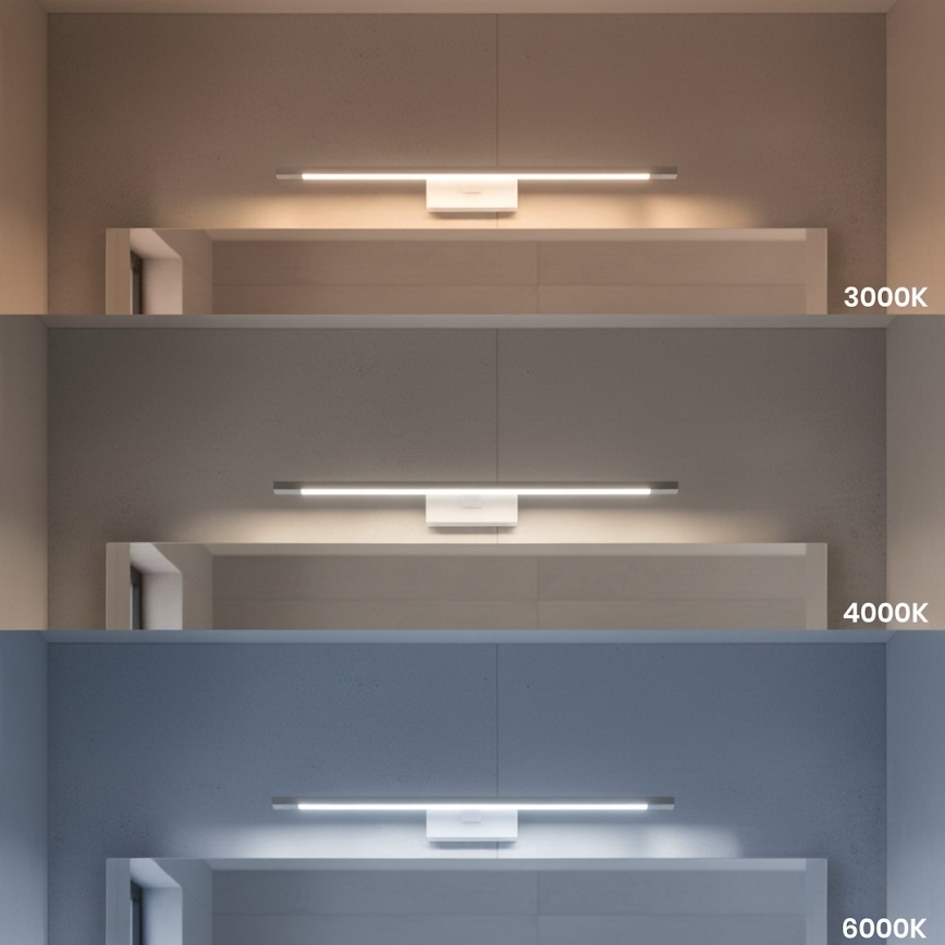 LED-Spiegelleuchte für Badezimmer KLIMT LED/12W/230V 3000/4000/6000K 60 cm IP44 weiß