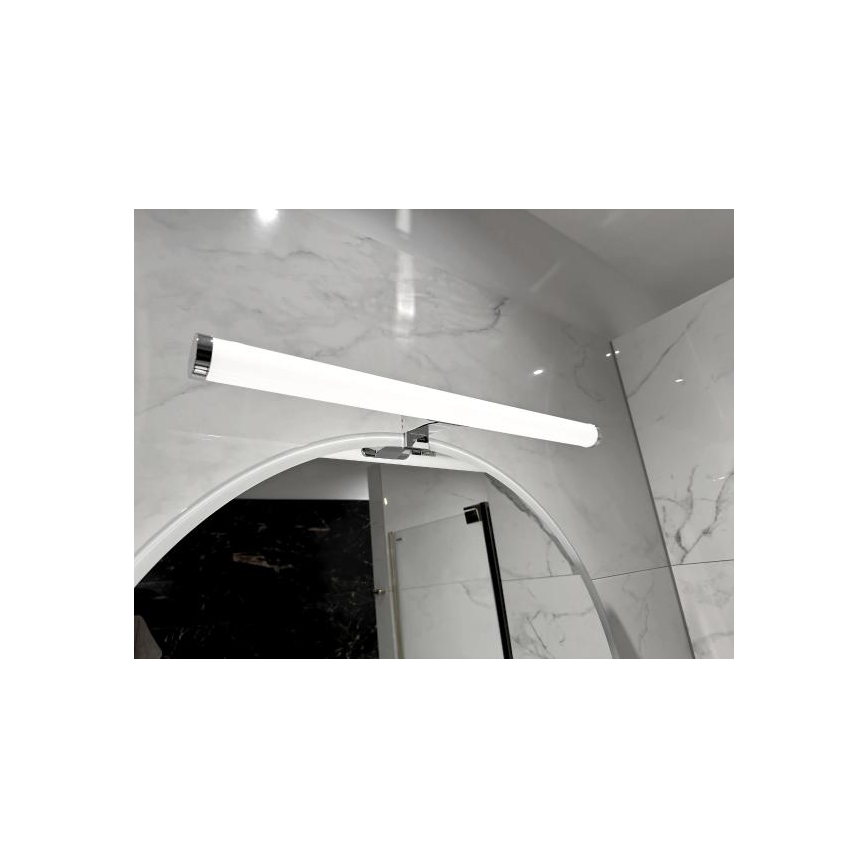 LED-Badezimmer-Spiegelleuchte LED/12W/230V 59,5 cm IP44 glänzender Chrom