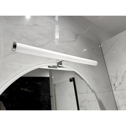 LED-Badezimmer-Spiegelleuchte LED/12W/230V 59,5 cm IP44 glänzender Chrom