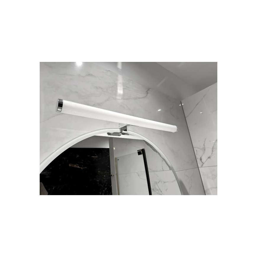 LED-Badezimmer-Spiegelleuchte LED/12W/230V 59,5 cm IP44 glänzender Chrom