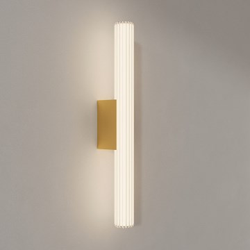 LED-Badezimmer-Spiegelleuchte LINEA, 12 W, 230 V, 3000/4000/6000 K, IP44, 61 cm, goldfarben