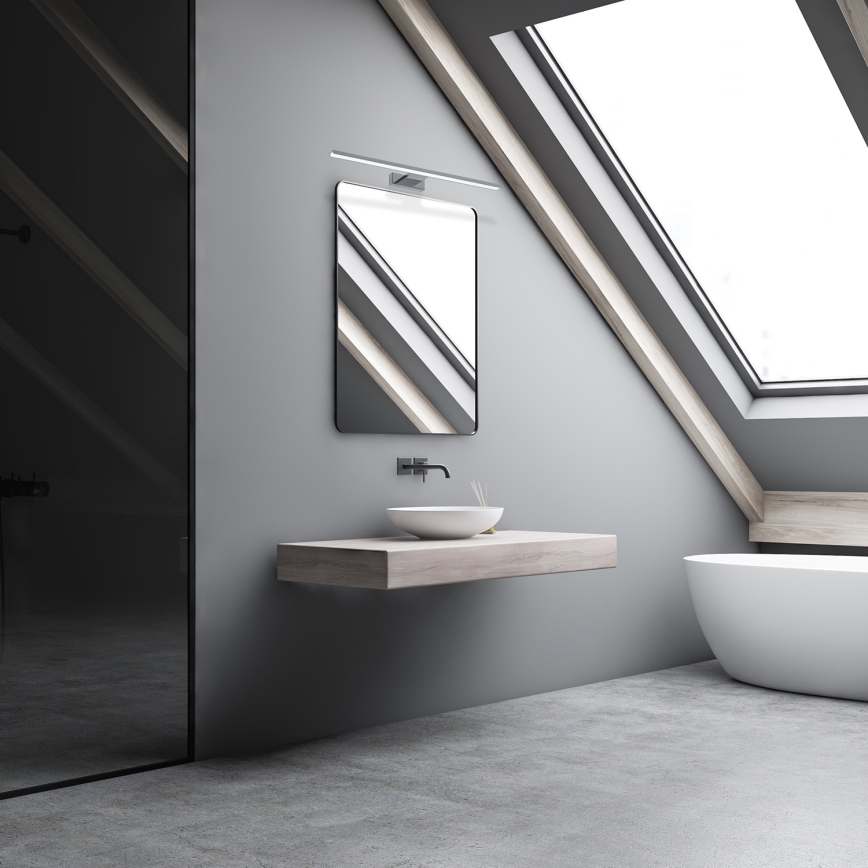 LED-Badezimmer-Spiegelleuchte SHINE LED/13,8W/230V 60 cm IP44 Hochglanz-Chrom